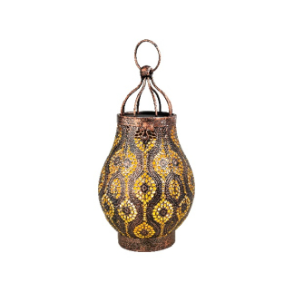Lumineo Lantaarn buiten | Lumineo | 22.5 cm (Led, Binnen/Buiten, Warm wit, Timer) 898407 K170203586 - 1