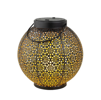 Lumineo Lantaarn buiten | Lumineo | Casablanca | 28 cm (Led, Binnen/Buiten, Warm wit, Timer) 898409 K170203581 - 1