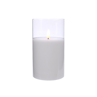 Lumineo Led kaars | 13 cm | Lumineo (In glas, Timer, Wit) 485348 K151000081 - 2