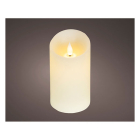 Lumineo Led kaars | Lumineo | Ø7.5 x 13.5 cm (Bewegende vlam, Batterijen, Warm wit licht, Wit) 480675 K151001733 - 2