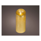Lumineo Led kaars | Lumineo | Ø7.5 x 17 cm (Bewegende vlam, Batterijen, Warm wit licht, Goud) 480710 K151001742 - 2