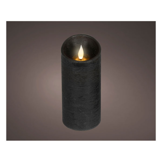 Lumineo Led kaars | Lumineo | Ø7.5 x 17 cm (Bewegende vlam, Batterijen, Warm wit licht, Zwart) 480715 K151001746 - 2
