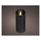 Lumineo Led kaars | Lumineo | Ø7.5 x 17 cm (Bewegende vlam, Batterijen, Warm wit licht, Zwart) 480715 K151001746 - 2