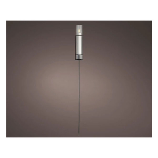Lumineo Led kaars | Lumineo | 67 cm (Bewegende vlam, Batterijen, Timer, Standaard, Crème, Buiten) 891953 K170105513 - 2