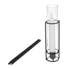 Lumineo Led kaars | Lumineo | 67 cm (Bewegende vlam, Batterijen, Timer, Standaard, Crème, Buiten) 891953 K170105513 - 3