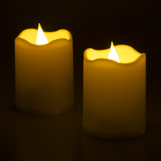 Lumineo Led kaars | Lumineo | 6 stuks (Stompkaars, Bewegende vlam, Oplaadbaar, Wit) 486717 K150303994 - 5