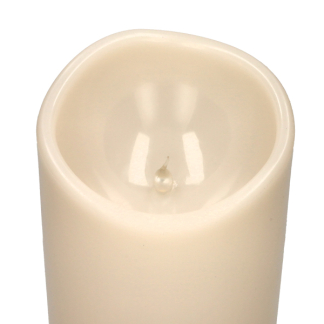 Lumineo Led kaars voor buiten | Lumineo | Ø 12.5  x 30 cm (Vlameffect, Creme) 898867 K170105549 - 3