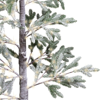 Lumineo Led kerstboom | 2.1 meter (412 leds, Besneeuwde dennenboom) 492375 K151000682 - 8