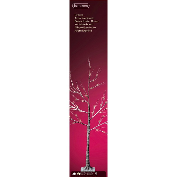 Lumineo Led kerstboom | Lumineo | 1.25 meter (48 leds, Besneeuwd) 492348 K151000678 - 7