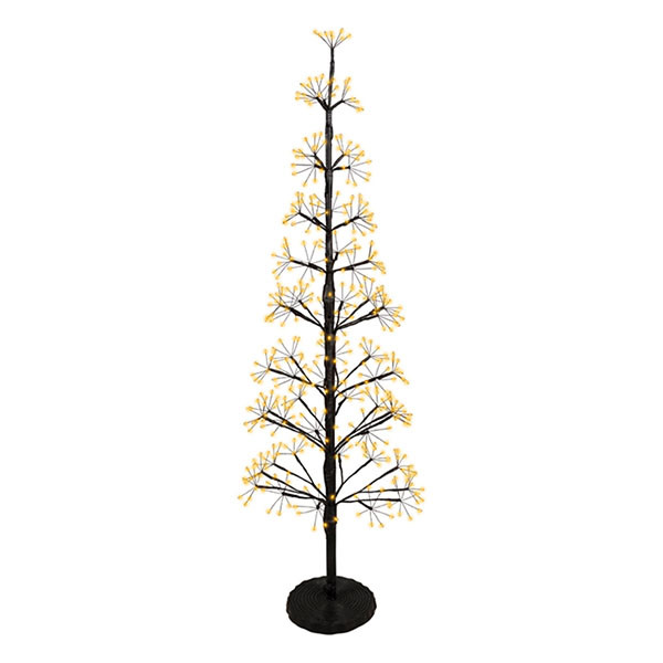Lumineo Led kerstboom | Lumineo | 1.2 meter (448 micro leds, Fonkelend, Binnen/Buiten, Zwart) 490672 K151001803 - 1