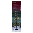 Lumineo Led kerstboom | Lumineo | 1.2 meter (448 micro leds, Fonkelend, Binnen/Buiten, Zwart) 490672 K151001803 - 2