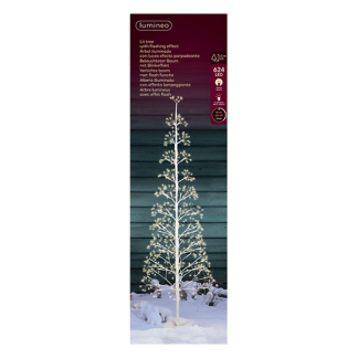 Lumineo Led kerstboom | Lumineo | 1.5 meter (624 micro leds, Fonkelend, Binnen/Buiten, Wit) 490675 K151001806 - 2