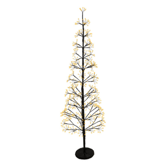 Lumineo Led kerstboom | Lumineo | 1.5 meter (624 micro leds, Fonkelend, Binnen/Buiten, Zwart) 490673 K151001804 - 1
