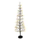 Lumineo Led kerstboom | Lumineo | 1.5 meter (624 micro leds, Fonkelend, Binnen/Buiten, Zwart) 490673 K151001804 - 1