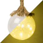 Lumineo Lichtbol kerst | Lumineo | Ø 14 cm (30 Micro LEDs, Batterijen, Timer, Binnen) 480249 K151000005 - 1
