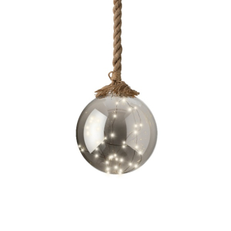 Lumineo Lichtbol kerst | Lumineo | Ø 20 cm (40 Micro LEDs, Batterijen, Timer, Binnen) 480369 K151000006 - 