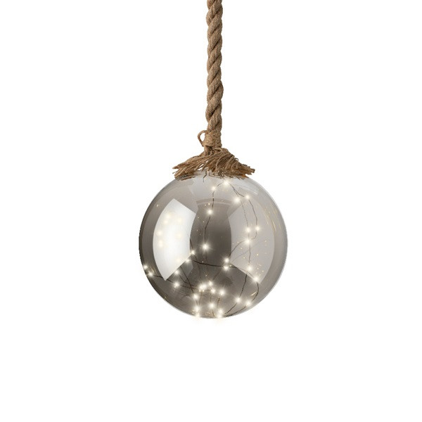 Lumineo Lichtbol kerst | Lumineo | Ø 20 cm (40 Micro leds, Batterijen, Timer, Binnen) 480369 K151000006 - 2