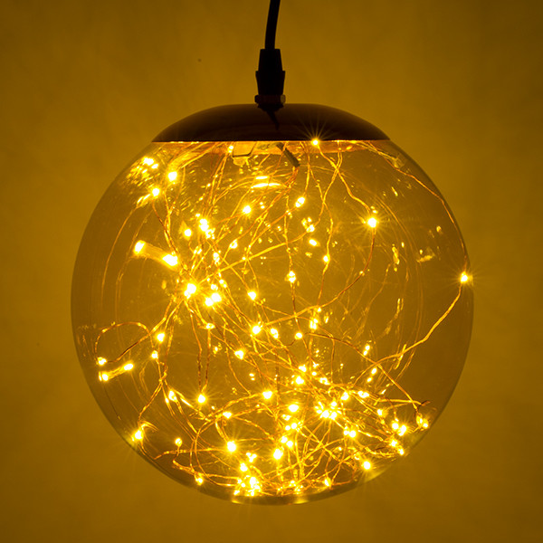Lumineo Lichtbol kerst | Lumineo | Ø 20 cm (80 Micro leds, Amber, Binnen/Buiten) 496053 K151000672 - 3