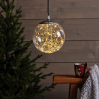 Lumineo Lichtbol kerst | Lumineo | Ø 20 cm (80 micro leds, Zilver, Binnen/Buiten) 496667 K151000137 - 3