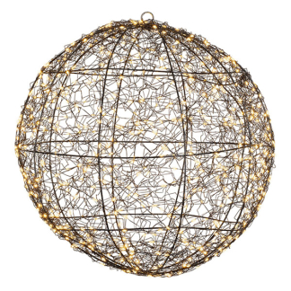 Lumineo Lichtbol kerst | Lumineo | Ø 28 cm (400 leds, Timer, Metaal, Binnen/Buiten) 491459 K151001816