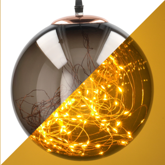 Lumineo Lichtbol kerst | Lumineo | Ø 30 cm | 140 leds (Warm wit, Binnen/buiten) 496665 K151200160 - 1