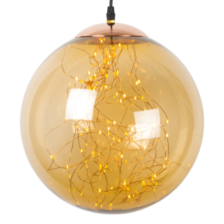 Lumineo Lichtbol kerst | Lumineo | Ø 30 cm (140 Micro leds, Amber, Binnen/Buiten) 496054 K151000673 - 5