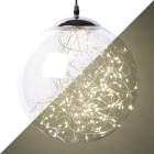 Lichtbol kerst | Lumineo | Ø 30 cm (140 micro leds, Zilver, Binnen/Buiten)