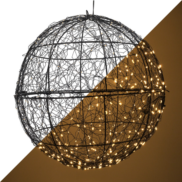 Lumineo Lichtbol kerst | Lumineo | Ø 38 cm (600 leds, Timer, Metaal, Binnen/Buiten) 491460 K151001817 - 1