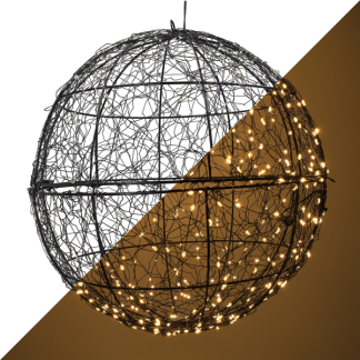 Lumineo Lichtbol kerst | Lumineo | Ø 38 cm (600 leds, Timer, Metaal, Binnen/Buiten) 491460 K151001817 - 1