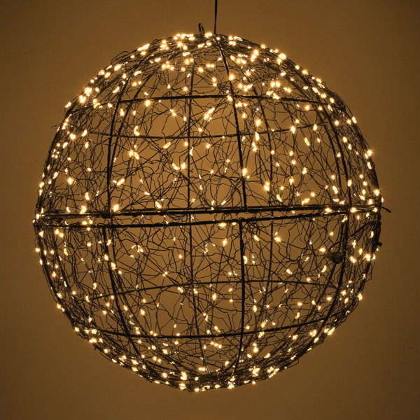 Lumineo Lichtbol kerst | Lumineo | Ø 38 cm (600 leds, Timer, Metaal, Binnen/Buiten) 491460 K151001817 - 2