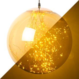 Lumineo Lichtbol kerst | Lumineo | Ø 40 cm (300 Micro LEDs, Amber, Binnen/Buiten) 496055 K151000674 - 