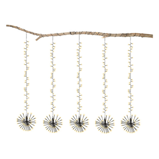 Lumineo Lichtgordijn | Lumineo | 25 x 100 cm (480 leds, Fonkelend, Timer, Binnen/Buiten, Warm wit) 491030 K151001809