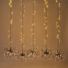 Lumineo Lichtgordijn | Lumineo | 25 x 100 cm (480 leds, Fonkelend, Timer, Binnen/Buiten, Warm wit) 491030 K151001809 - 2
