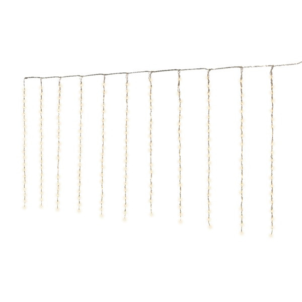 Lumineo Lichtgordijn | Lumineo | 7 meter (220 leds, 5 lichtprogramma's, Binnen/Buiten, Warm wit) 494754 K150303989 - 2