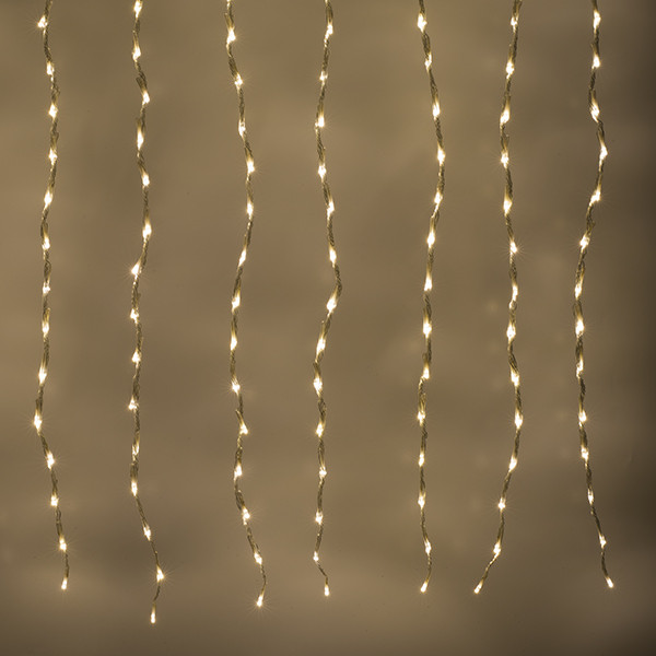 Lumineo Lichtgordijn | Lumineo | 7 meter (220 leds, 5 lichtprogramma's, Binnen/Buiten, Warm wit) 494754 K150303989 - 5