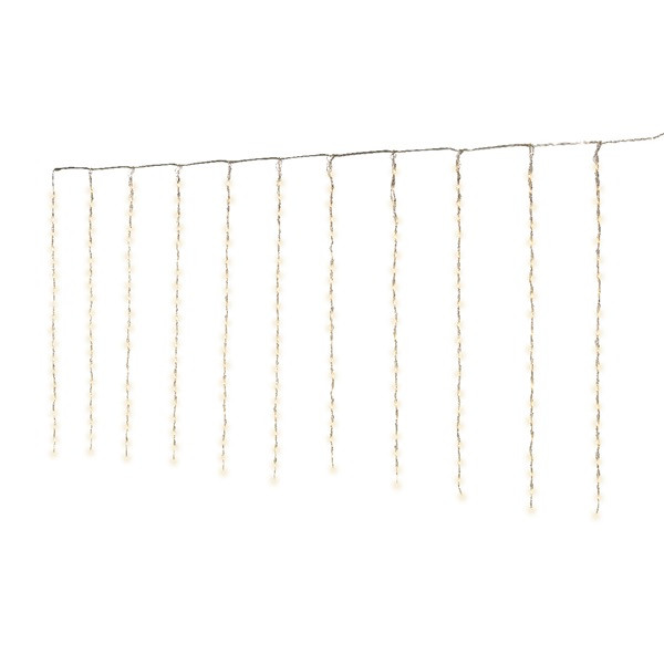 Lumineo Lichtgordijn | Lumineo | 9 meter (420 leds, 5 lichtprogramma's, Binnen/Buiten, Warm wit) 494756 K150303990 - 2