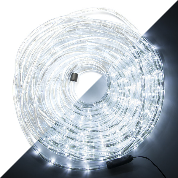 volwassen activering bijeenkomst Lichtslang | 23 meter | Lumineo (432 LEDs, 8 lichtprogramma's, Koud wit,  Binnen/Buiten) Lumineo Kabelshop.nl