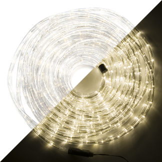 Lumineo Lichtslang | 23 meter (432 LEDs, 8 lichtprogramma's, Warm wit, Binnen/Buiten) 492847 K151000017 - 