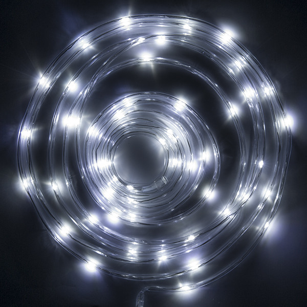 Lumineo Lichtslang op batterijen | 7 meter | Lumineo (50 leds, 8 lichtstanden, Binnen/Buiten, Koud wit) 492835 K151000007 - 3