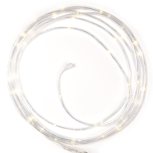 Lumineo Lichtslang op batterijen | 7 meter | Lumineo (50 leds, 8 lichtstanden, Timer, Binnen/Buiten, Warm wit) 492836 K151000008 - 2