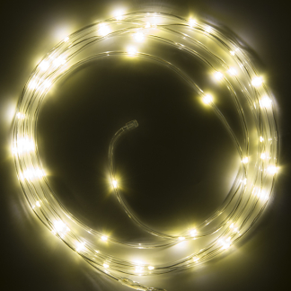 Lumineo Lichtslang op batterijen | 7 meter | Lumineo (50 micro LEDs, 8 lichtstanden, Timer, Warm wit, Binnen/Buiten) 492836 K151000008 - 
