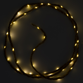 Lumineo Lichtslang touw op batterijen | 2.25 meter | Lumineo (40 leds, Timer, Binnen) 485539 K151000534 - 3
