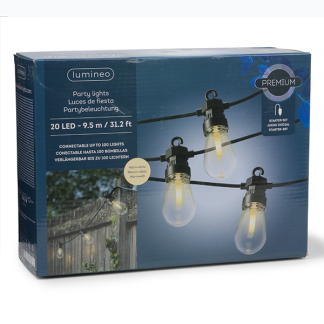 Lumineo Lichtsnoer | 14.5 meter | Lumineo (Koppelbaar, 20 leds, IP44, Warm wit) 490089 K150101193 - 7