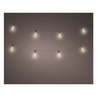 Lumineo Lichtsnoer | Lumineo | 4.5 m (Startsnoer, Koppelbaar, Timer, 10 leds, IP44, Warm Wit) 898448 K170105539 - 2