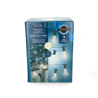 Lumineo Lichtsnoer | Lumineo | 4.5 m (Startsnoer, Koppelbaar, Timer, 10 leds, IP44, Warm Wit) 898448 K170105539 - 5
