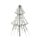 Lumineo Metalen kerstboom met verlichting | 1.35 meter (600 LEDs, Timer, Buiten) 493443 K151000130 - 2