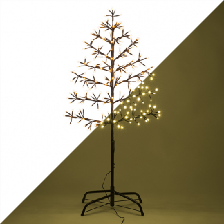 Lumineo Metalen kerstboom met verlichting | 108 cm (230 leds, Binnen/Buiten) 493492 K150302942 - 1