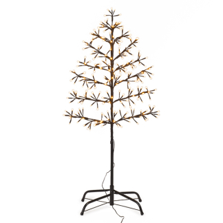 Lumineo Metalen kerstboom met verlichting | 108 cm (230 leds, Binnen/Buiten) 493492 K150302942 - 2