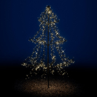 Lumineo Metalen kerstboom met verlichting | 2 meter (1200 LEDs, Timer, Grondspies, Buiten) 493444 K151000131 - 3