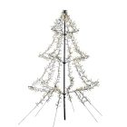 Lumineo Metalen kerstboom met verlichting | 2 meter (1200 leds, Timer, Grondspies, Buiten) 493444 K151000131 - 2